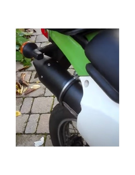 ESCAPE GPR Kawasaki Klx 650 R 1993/1995 Furore Nero Sistema Homologado