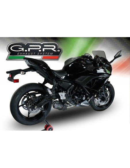 ESCAPE GPR Kawasaki Ninja 650 2021/2022 e5 Furore Nero Sistema homologado con catalizador incluido