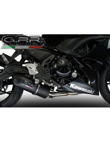 ESCAPE GPR Kawasaki Ninja 650 2021/2022 e5 Furore Nero Sistema homologado con catalizador incluido