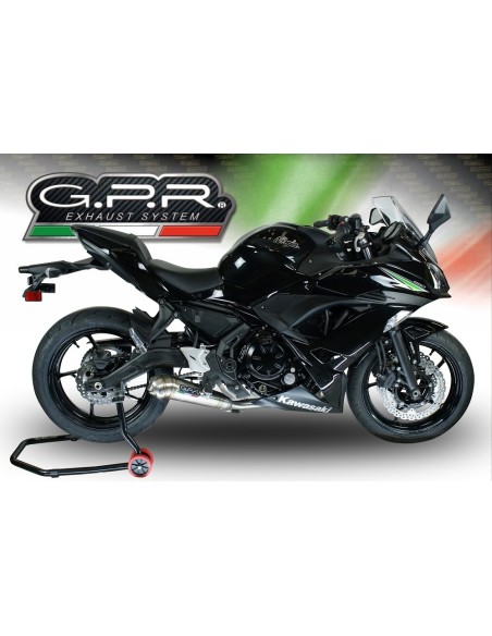 ESCAPE GPR Kawasaki Ninja 650 2021/2022 e5 Powercone Evo Sistema homologado con catalizador incluido