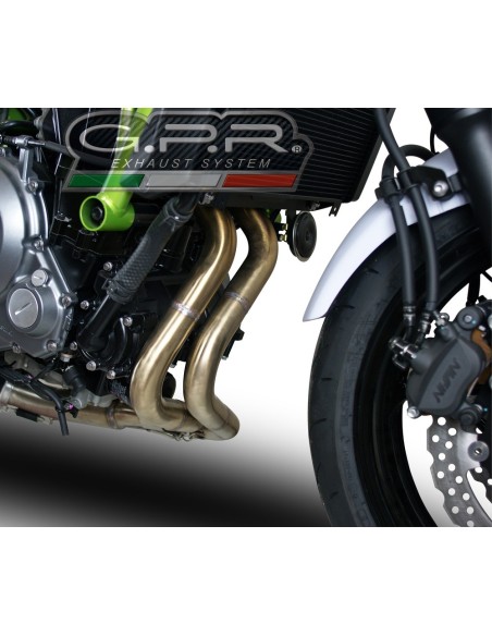 ESCAPE GPR Kawasaki Versys 650 2017/2020 e4 Albus Evo4 Sistema homologado con catalizador incluido