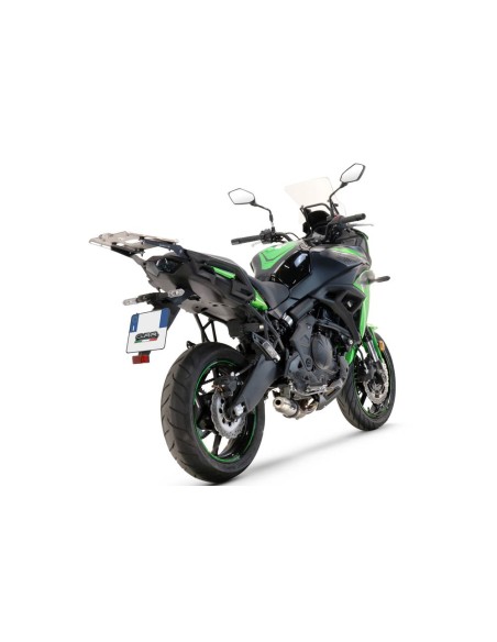 ESCAPE GPR Kawasaki Versys 650 2017/2020 e4 Deeptone Inox Sistema racing con Dbkiller no homologado