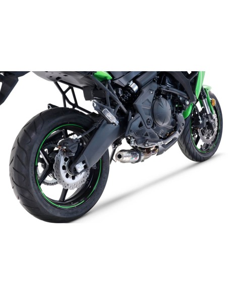 ESCAPE GPR Kawasaki Versys 650 2017/2020 e4 Deeptone Inox Sistema racing con Dbkiller no homologado