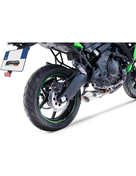 ESCAPE GPR Kawasaki Versys 650 2021/2022 e5 Powercone Evo Sistema racing con Dbkiller no homologado