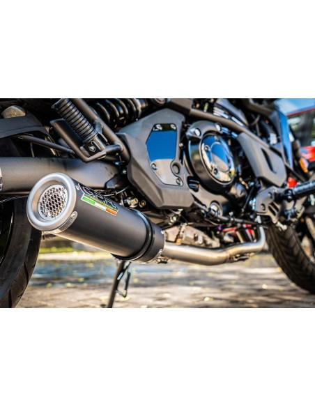 ESCAPE GPR Kawasaki Vulcan 650 S 2014/2016 e3 M3 Black Titanium Sistema homologado con catalizador incluido