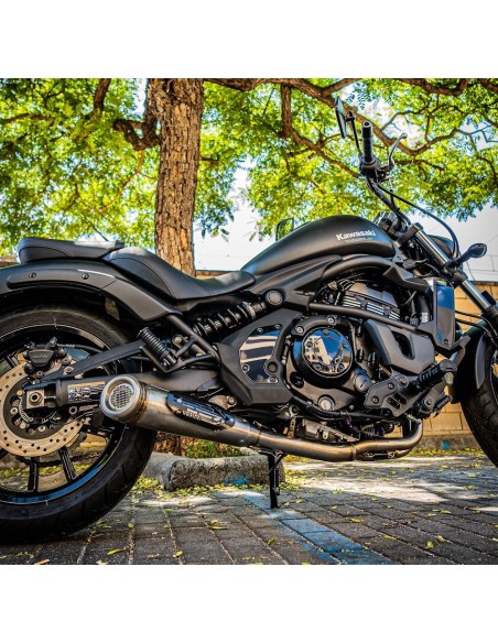 ESCAPE GPR Kawasaki Vulcan 650 S 2014/2016 e3 Powercone Evo Sistema homologado con catalizador incluido