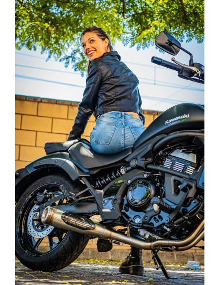 ESCAPE GPR Kawasaki Vulcan 650 S 2017/2020 e4 Powercone Evo Sistema homologado con catalizador incluido