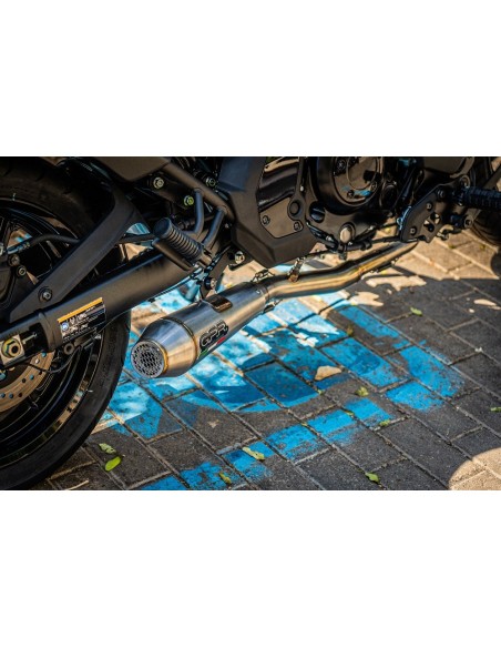 ESCAPE GPR Kawasaki Vulcan 650 S 2021/2023 e5 Ultracone Sistema homologado con catalizador incluido