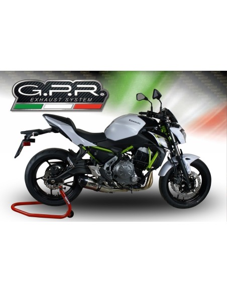 ESCAPE GPR Kawasaki Z 650 2021/2022 e5 Grand Prix Evo Titanium Sistema homologado con catalizador incluido