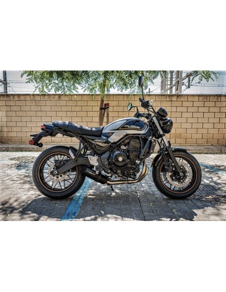 ESCAPE GPR Kawasaki Z 650 RS - ZR 650 RS Ann. 2021/2023 e5 M3 Black Titanium Silenciador homologado para ruido, escape compl ...
