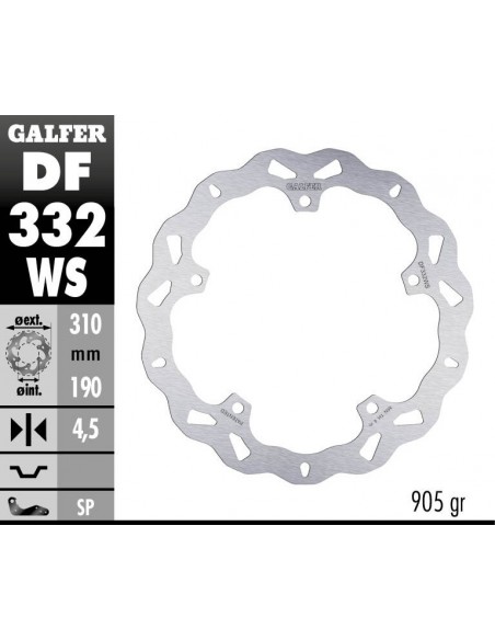 DISCO WAVE FIJO DF332W 