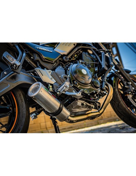 ESCAPE GPR Kawasaki Z 650 RS - ZR 650 RS Ann. 2021/2023 e5 M3 Inox Silenciador homologado para ruido, escape completo con ...