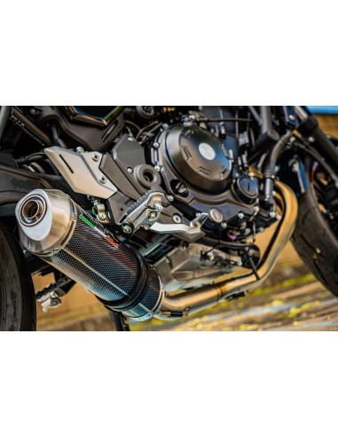 ESCAPE GPR Kawasaki Z 650 RS - ZR 650 RS Ann. 2021/2023 e5 Satinox Poppy Silenciador homologado para ruido, escape completo ...