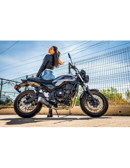 ESCAPE GPR Kawasaki Z 650 RS - ZR 650 RS Ann. 2021/2023 e5 Satinox Poppy Silenciador homologado para ruido, escape completo ...
