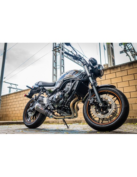 ESCAPE GPR Kawasaki Z 650 RS - ZR 650 RS Ann. 2021/2023 e5 Satinox Poppy Silenciador homologado para ruido, escape completo ...