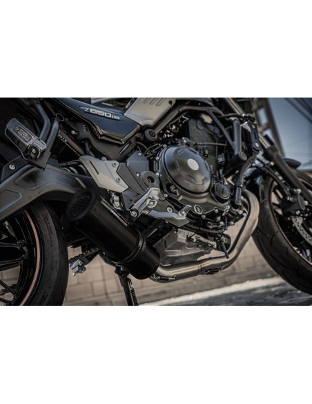 ESCAPE GPR Kawasaki Z 650 RS - ZR 650 RS Ann. 2021/2023 e5 M3 Black Titanium Sistema racing