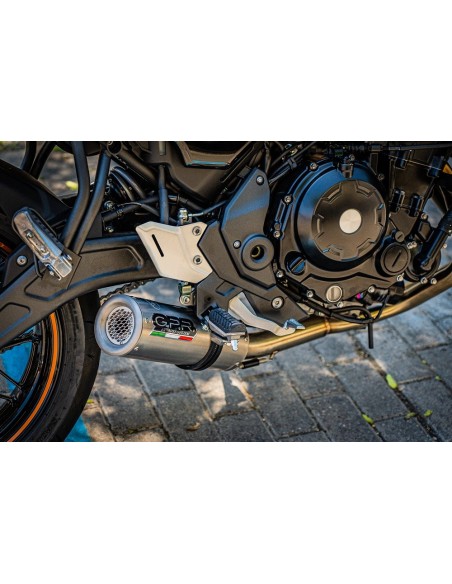 ESCAPE GPR Kawasaki Z 650 RS - ZR 650 RS Ann. 2021/2023 e5 M3 Inox Sistema racing