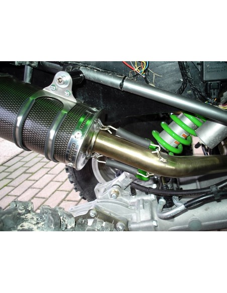 ESCAPE GPR Kawasaki Kfx 700 2004/2011 Furore Nero Sistema Homologado