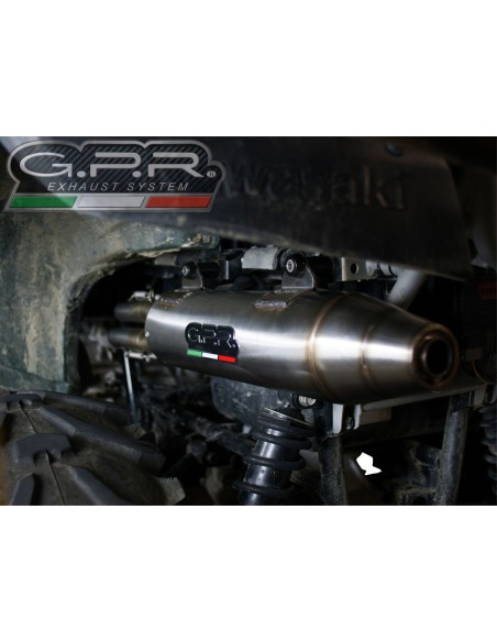 ESCAPE GPR Kawasaki BRUTE FORCE KVF 750 2005/2011 Deeptone Atv Sistema Homologado