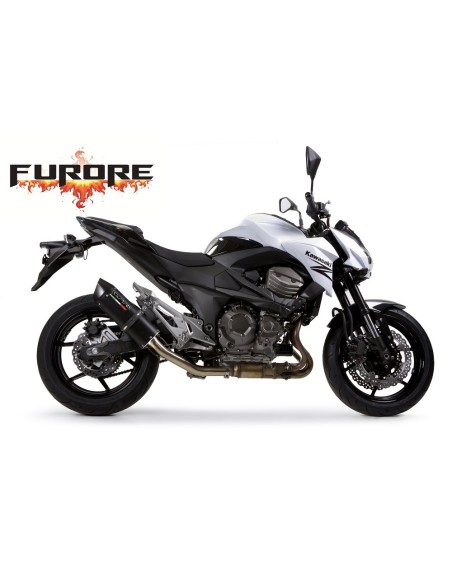 ESCAPE GPR Kawasaki Z 800 2009/2016 e3 Furore Nero Sistema Homologado