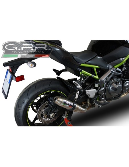 ESCAPE GPR Kawasaki Z 900 A2 E 2017/2020 e4 Deeptone Inox Sistema Homologado