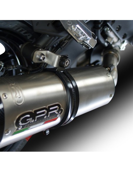 ESCAPE GPR Kawasaki Versys 1000 i.e. 2015/2016 e3 Albus Ceramic Sistema Homologado