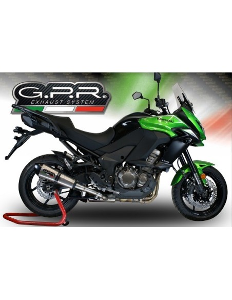 ESCAPE GPR Kawasaki Versys 1000 i.e. 2017/2018 e4 Grand Prix Evo Titanium Sistema Homologado
