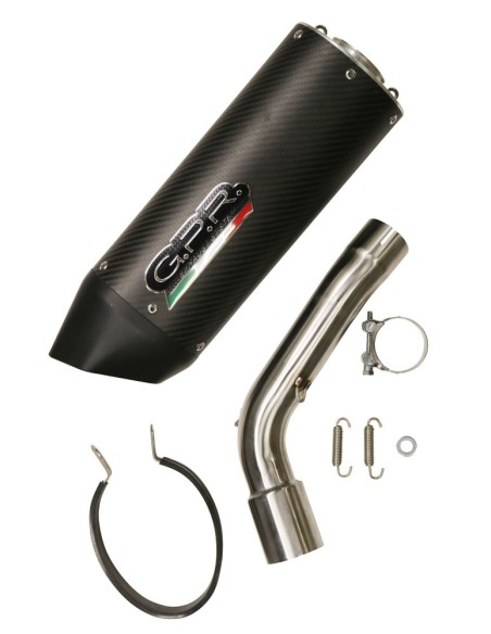 ESCAPE GPR Kawasaki Versys 1000 i.e. 2021/2024 e5 Furore Evo4 Nero Sistema Homologado