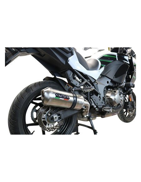 ESCAPE GPR Kawasaki Versys 1000 i.e. 2021/2024 e5 Satinox Sistema Homologado