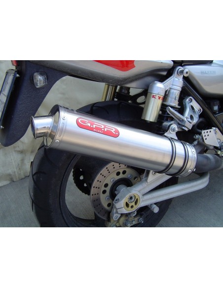 ESCAPE GPR Kawasaki Zrx 1200 - R - S 2002/2008 Inox Tondo Sistema Homologado