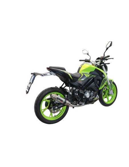 ESCAPE GPR Keeway Rkf 125 2021/2023 e5 Deeptone Inox Sistema homologado con catalizador incluido