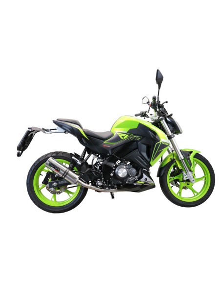 ESCAPE GPR Keeway Rkf 125 2021/2023 e5 M3 Inox Sistema homologado con catalizador incluido