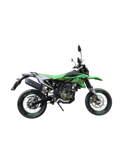 ESCAPE GPR KL MOTOR KXE 125 Enduro / Motard 2023 e5 Furore Evo4 Nero Sistema homologado con catalizador incluido