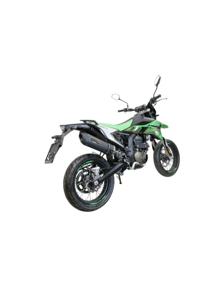 ESCAPE GPR KL MOTOR KXE 125 Enduro / Motard 2023 e5 Furore Evo4 Nero Sistema homologado con catalizador incluido