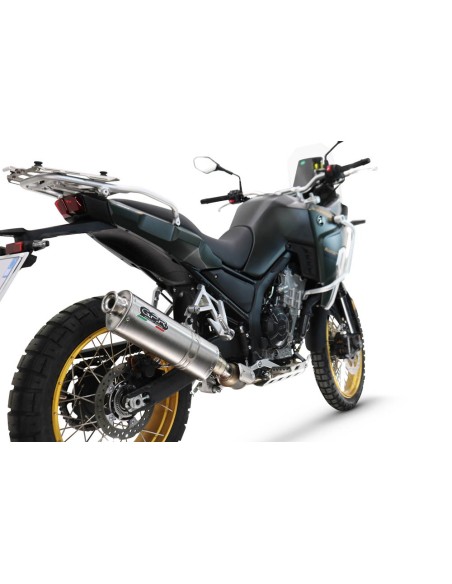 ESCAPE GPR Kove 800X PRO 2024/2026 Dune Triovale Titanio Sistema Homologado