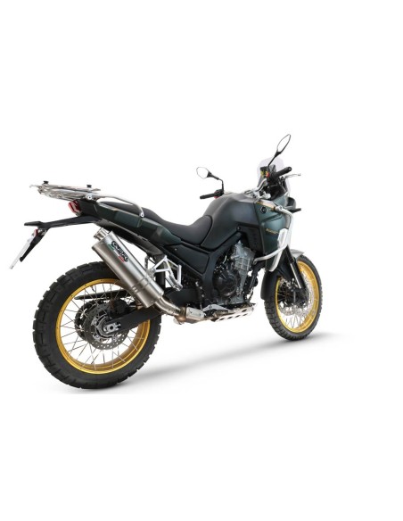 ESCAPE GPR Kove 800X PRO 2024/2026 Dune Triovale Titanio Sistema Homologado