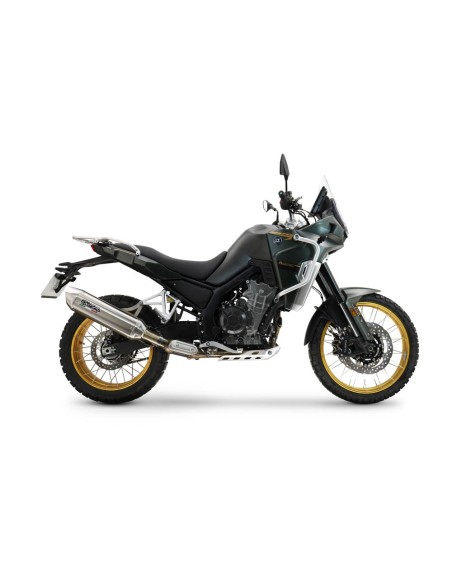 ESCAPE GPR Kove 800X PRO 2024/2026 Furore-X Acciaio Inox Sistema racing con Dbkiller no homologado