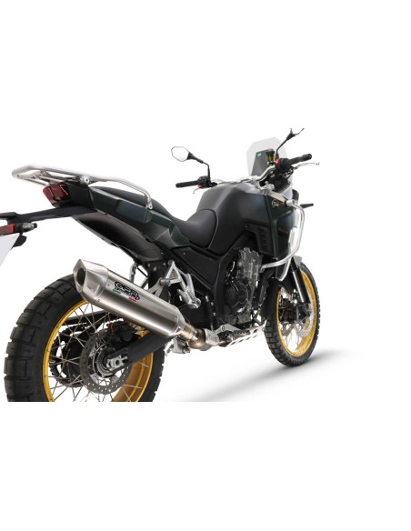 ESCAPE GPR Kove 800X PRO 2024/2026 Furore-X Acciaio Inox Sistema racing con Dbkiller no homologado