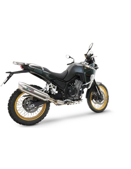 ESCAPE GPR Kove 800X PRO 2024/2026 Furore-X Acciaio Inox Sistema racing con Dbkiller no homologado