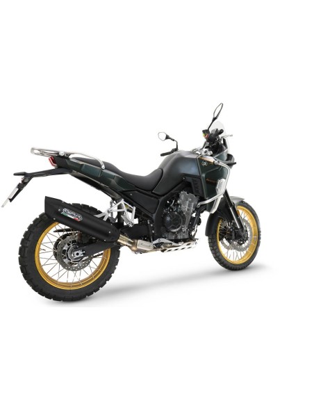 ESCAPE GPR Kove 800X PRO 2024/2026 Furore-X Titanio Nero Sistema racing con Dbkiller no homologado