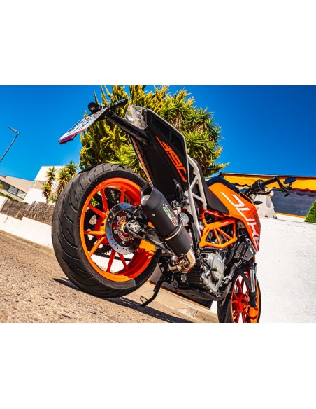 ESCAPE GPR Ktm Duke 125 2011/2016 e3 Furore Nero Sistema racing