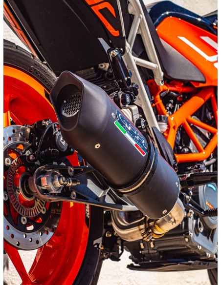 ESCAPE GPR Ktm Duke 125 2017/2020 e4 Furore Evo4 Nero Sistema Homologado