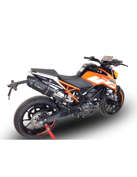 ESCAPE GPR Ktm Duke 125 2017/2020 e4 Furore Evo4 Nero Sistema homologado con catalizador incluido