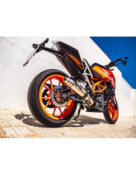 ESCAPE GPR Ktm Duke 125 2017/2020 e4 Deeptone Inox Sistema racing