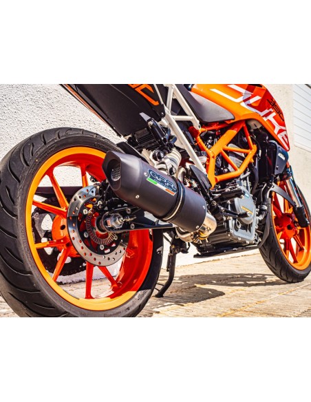 ESCAPE GPR Ktm Duke 125 2021/2023 e5 Furore Nero Sistema racing