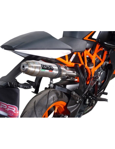 ESCAPE GPR Ktm Rc 125 2014/2016 e3 Deeptone Inox Sistema Homologado
