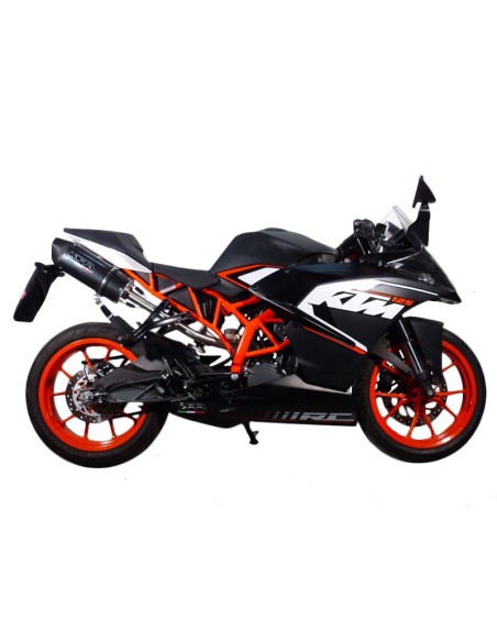 ESCAPE GPR Ktm Rc 125 2014/2016 e3 Furore Nero Sistema racing