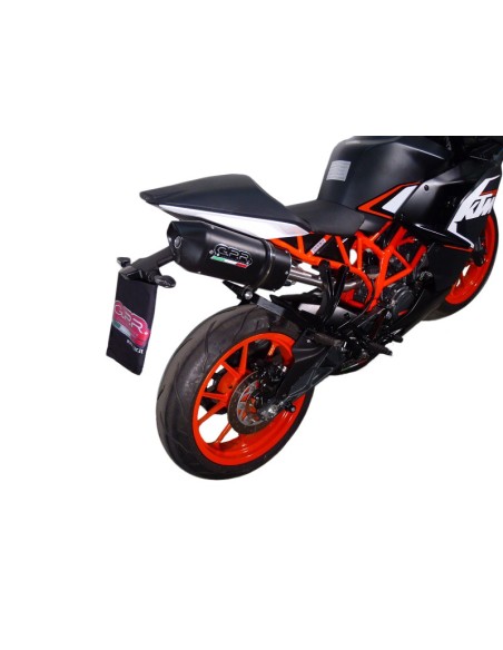 ESCAPE GPR Ktm Rc 125 2014/2016 e3 Furore Nero Sistema racing
