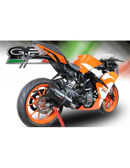ESCAPE GPR Ktm Rc 125 2017/2020 e4 Furore Evo4 Nero Sistema Homologado