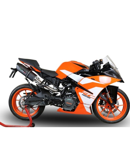 ESCAPE GPR Ktm Rc 125 2017/2020 e4 Furore Evo4 Nero Sistema homologado con catalizador incluido